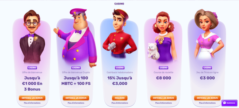 Slots Palace Casino bonus