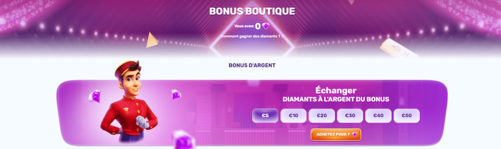 Slots Palace Casino bonus boutique