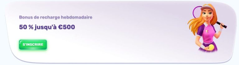 Slots Palace Casino bonus recharge hebdomadaire