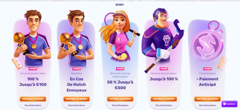 Slots Palace Casino bonus sport