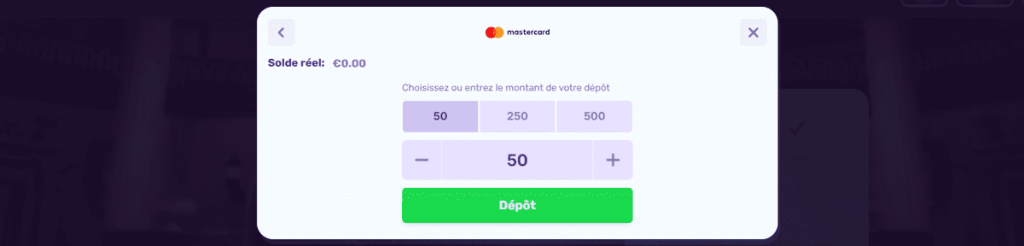 Slots Palace Casino dépôt